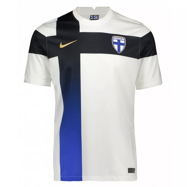 Heimtrikot Thailand Finlandia 2020 Weiß Günstige Fußballtrikots